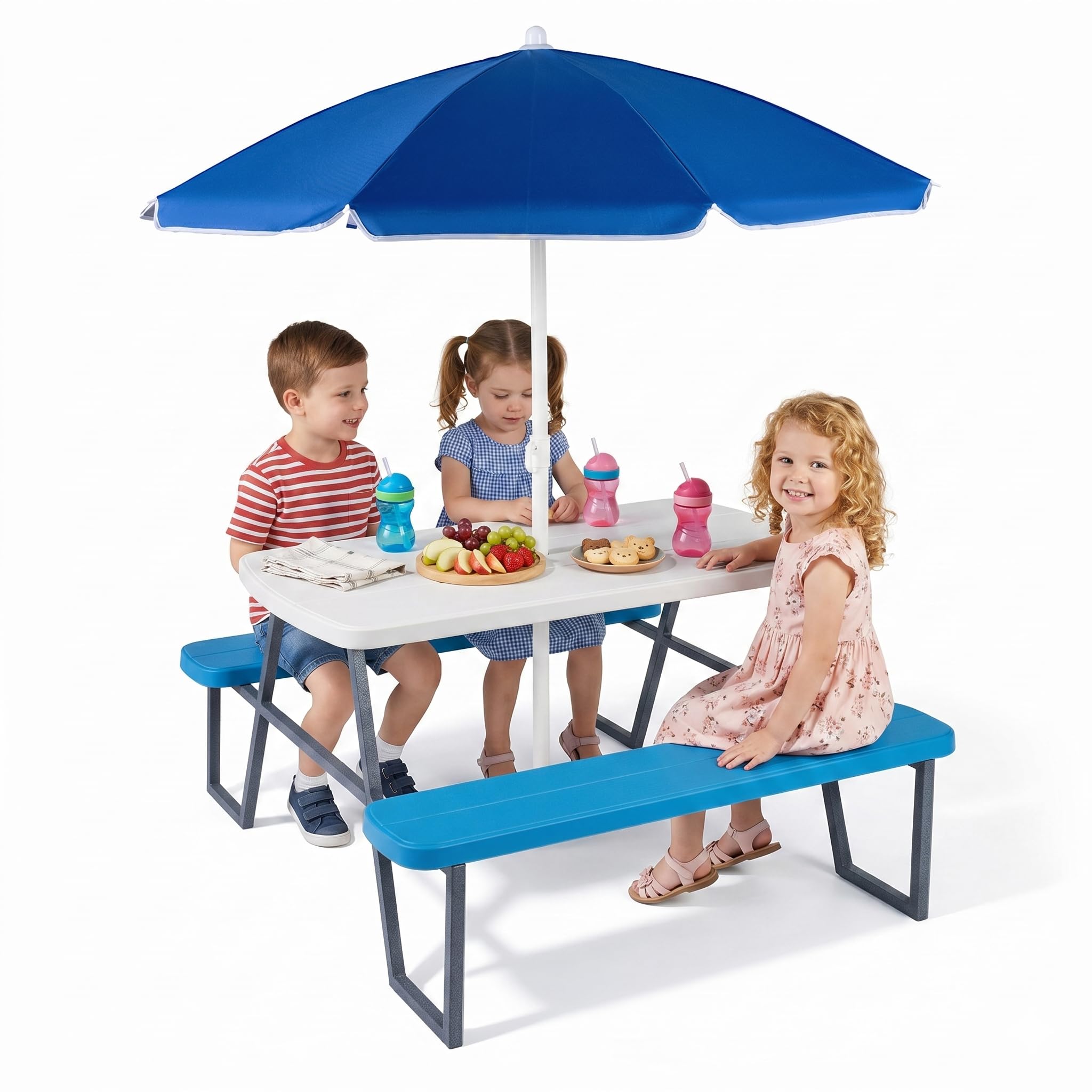 Amazon.com : Costzon Kids Picnic Table, Toddler Outdoor Table
